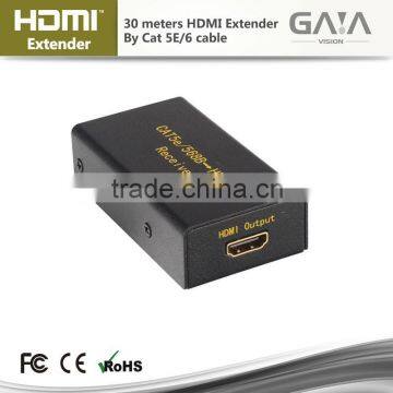 10-Inch HDMI Extender over Cat5e or Cat6 Cables 1080p 30m