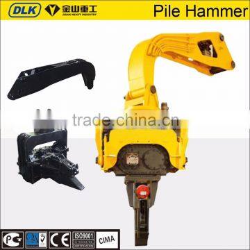 Roadway Pile Driving Machine Steel Fence Installation