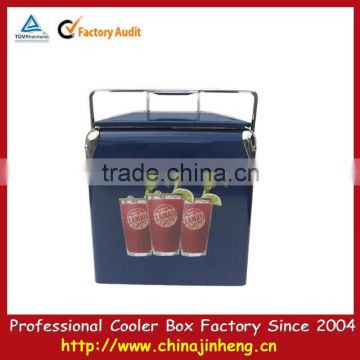 Outdoor 13L metal carry cooler