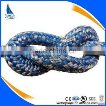 6mm polyester 16 strand braided sailing rope for boats with factory price