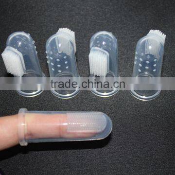 Silicone finger Toothbrush for baby