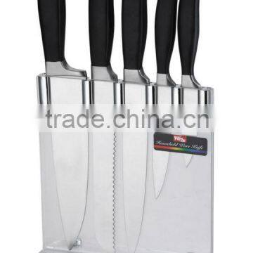 ABS PLASTIC 6PCS KITCHEN KNIFE SET