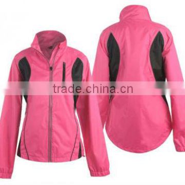 High Quality Men's 100% Polyester Windbreak Cycling Jacket