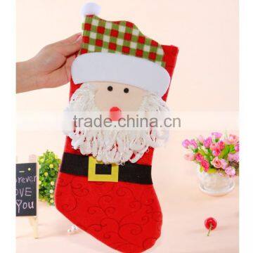 Hot Sale Christmas Decoration Gift /Soft Sock Gift Bag Docorated by Christmas Theme photo-3