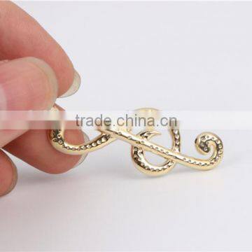 925 Silver Artificial Diamond Round Ring Pendant for Women Musical Notes Pendant photo-5