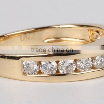 Wholesale Jewelry 2015 Fashion Design 925 Silver Ring Flower CZ Gold Plated Ring photo-4