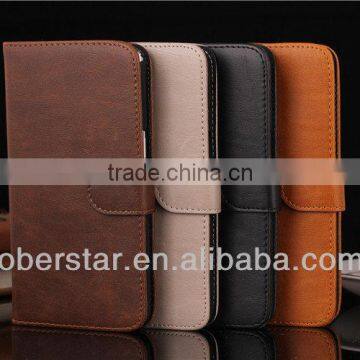 Fashion Vintage Cowhide Grain Card Purse Holster High-end Mobile Phone Protection Case For LG G pro Lite D686/D685