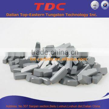 Carbide inserts for rock drilling bits