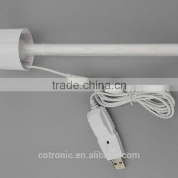 Mini Portable Bottle Cap Air Humidifier With USB Cable for Office Home, White photo-2