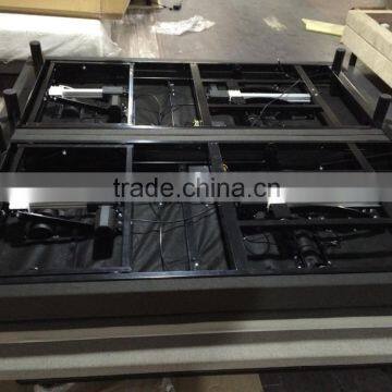 King size 76"*80" split stainless steel bed frame