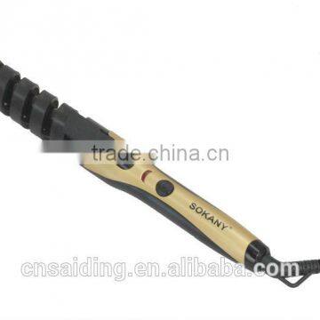 SAIDING colorful beauty spiral guides curling Iron SD-609