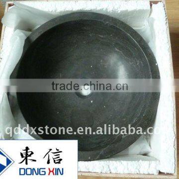 qingdao dark honed blue stone wash hand sink