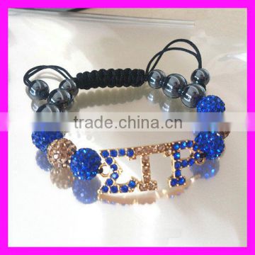 Vnistar hot sellers sigma gamma rho crystal bracelets fashion 2016 new greek jewelry wholesale