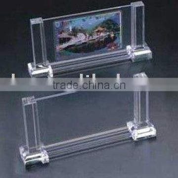 custom desktop acrylic photo frame,picture holder/stand