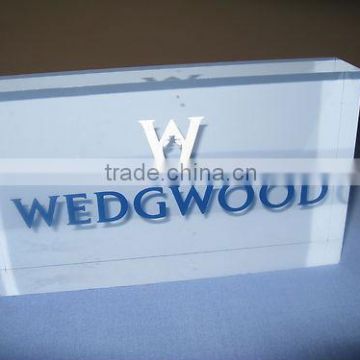 Wedgwood Plastic / Acrylic Retail Display Stand / Sign.