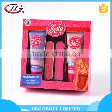 BBC Along Came Betty Gift Sets OEM 004 Top grade natural nourishing kids body care bulk hand lotion