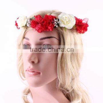 High Quality Flower Headband Toddler Summer Crown Flower Headband Bride Flower Headband Wh-1757 photo-5