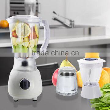 Jialian JL-B310 Factory Price New Design 3 in 1 Plastic Body 2 Speeds Cheap Electric Blender