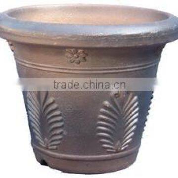 Bulk plastic antique ceramic blue glazed lowes cemetery flower pot