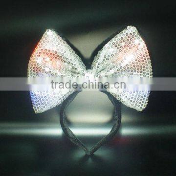 Flashing led headband & Light up headband with 3 functions