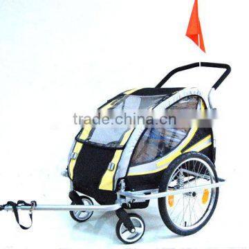 Baby bicycle trailer jogger stroller