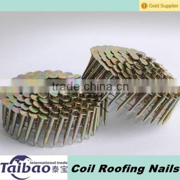 Coil Roofing Nails 1" x .120" Smooth Shank Electrogalvanized