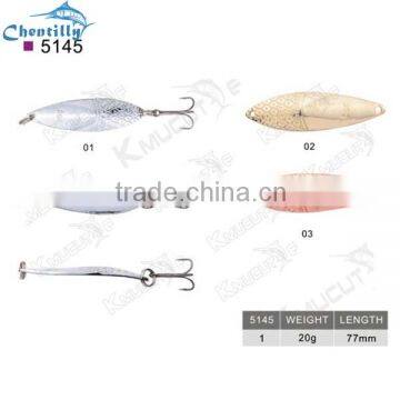 Warehouse sell fishing spoon wholesale copper material