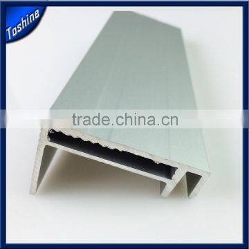 Silver Anodized Extruded Aluminum Architectural Profile photo-3