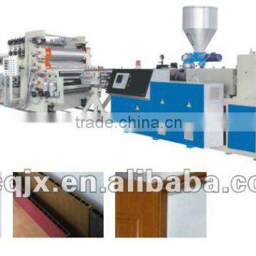 PVC foamed sheet production line/plastic machine