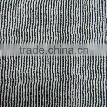 Composite wire printed chiffon