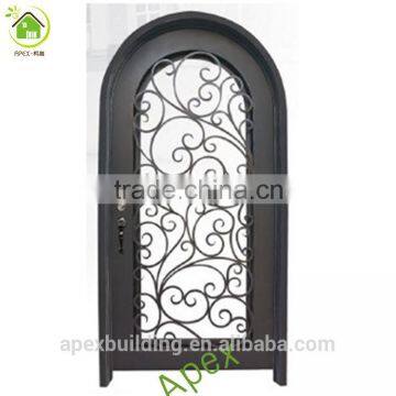 Wrought Iron Swing Open Single Door Design Screen Doors photo-2