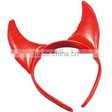 New Vinyl Devils Horns Headband Halloween Fancy Costume H-1519