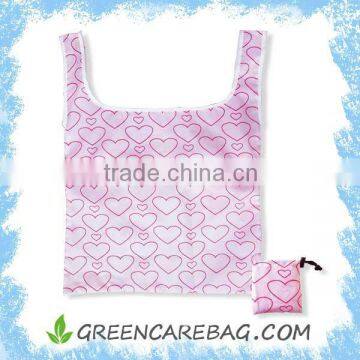 Fahion Foldable Polyester Shopping Bag with Sublimation Printing