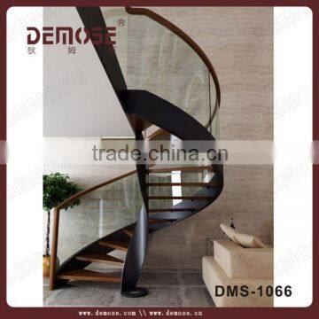 build indoor glass wood stairs, stair design