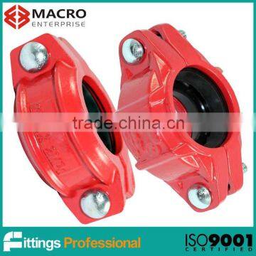 ductile iron epoxy grooved flexible pipe couplings