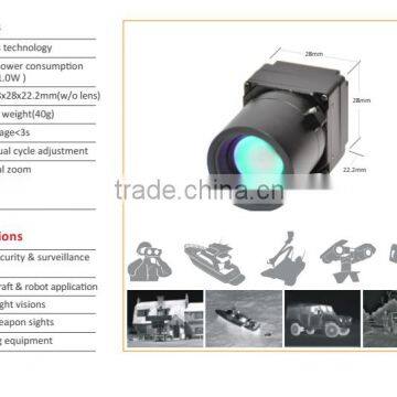 mini shuttless thermal imaging core