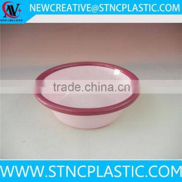 round plastic basin simply style