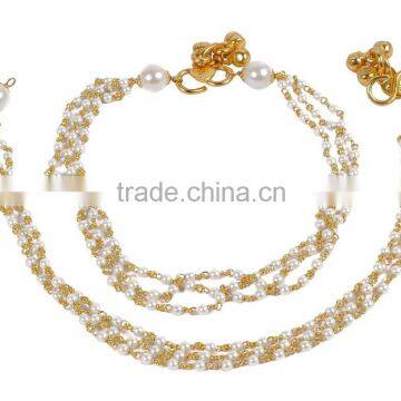 Indian Pearl Payal Anklet photo-3