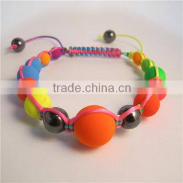 2014 New Hotsale! fashion Women Bracelets Bangles 6mm 8mm 10mm Neon Infinity Cheap Bracelet!120pcs mix order.NC002