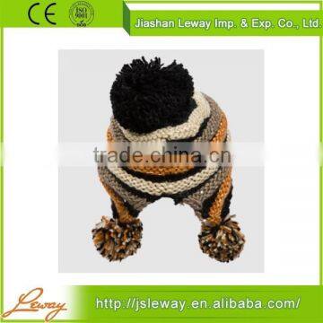 High Quality China Sale Winter Knitted Beanie With Tassel photo-4