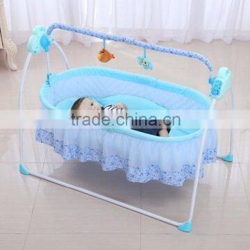 Electric control baby swing bed/crib with USB connector ,MP3 player , blue                        
                                                Quality Choice
                                                                    Supplier's Choice