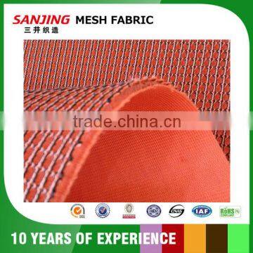 Double color durable polyester sports mesh fabric for shoes