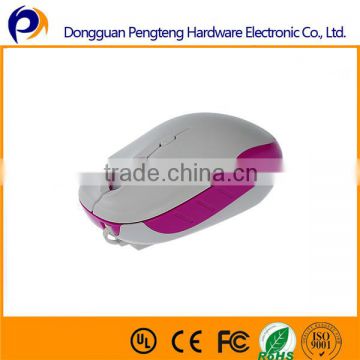 High quality retractable wired mouse