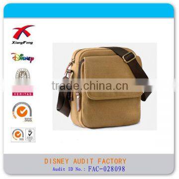 Canvas Customize Daliy Shoulder Bag Men Sling Bag
