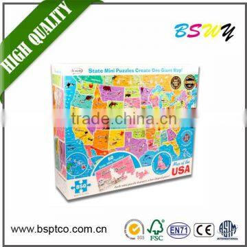 Alibaba china supplier wholesale small MOQ new fashion united states puzzle