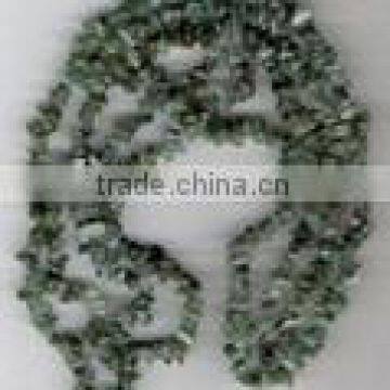 Emerald Chip Beads 36''