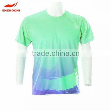 High Quality Dongguan Factory Oem Dry Fit Italy Ink Sublimation Printing T-shirt