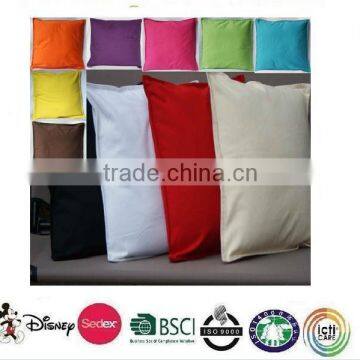 cushion cover/Plain Cushion Covers 100% Cotton/sofa cushion