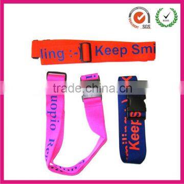 Manufactory 2013 hot selling promotional Durable cheap luggage strap with custom logo