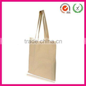 High Quality ultra-soft blank Organic Cotton Bag with handle (factory)